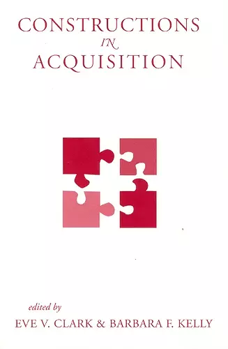 Constructions in Acquisition cover