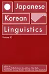 Japanese/Korean Linguistics, Volume 13 cover