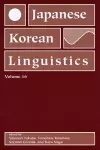 Japanese/Korean Linguistics, Volume 16 cover