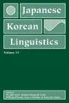 Japanese/Korean Linguistics, Volume 19 cover
