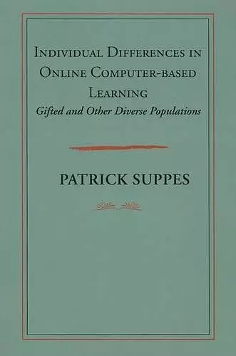 Individual Differences in Online Computer-based Learning cover