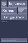 Japanese/Korean Linguistics, Vol. 20 cover