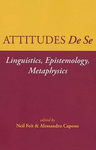 Attitudes De Se cover