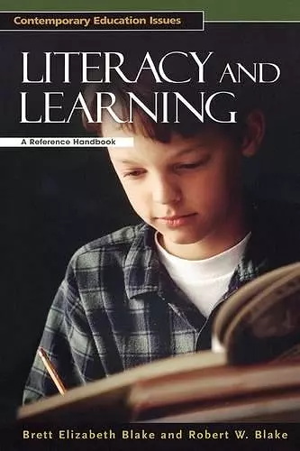 Literacy and Learning cover