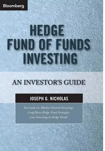 Hedge Fund of Funds Investing cover