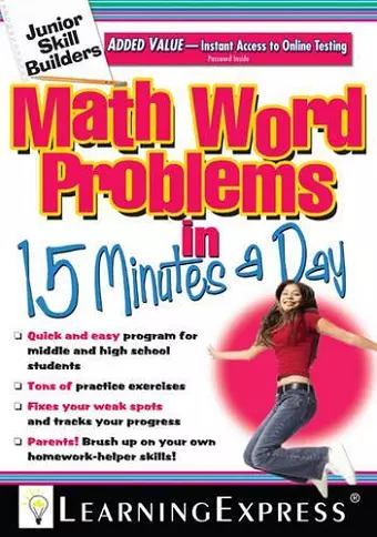 Math Word Problems in 15 Minutes a Day cover