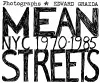 Mean Streets: Nyc 1970-1985 cover