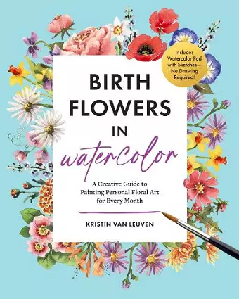 Birth Flowers in Watercolor cover