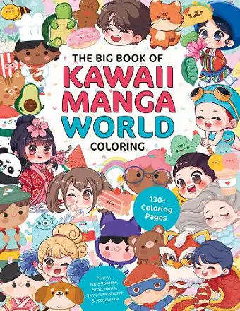 The Big Book of Kawaii Manga World Coloring cover