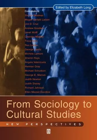 From Sociology to Cultural Studies cover