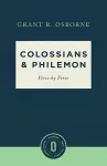 Colossians & Philemon Verse by Verse cover