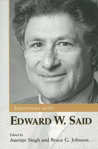 Interviews with Edward W. Said cover