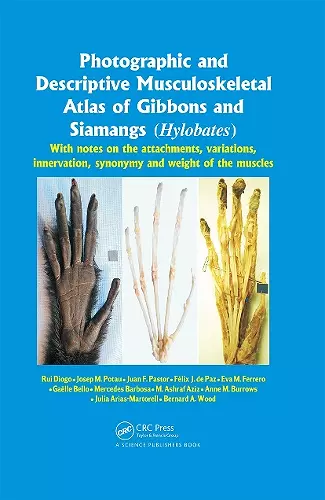 Photographic and Descriptive Musculoskeletal Atlas of Gibbons and Siamangs (Hylobates) cover