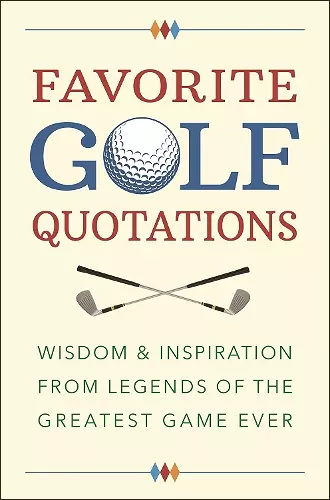 Favorite Golf Quotations cover