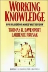 Working Knowledge cover
