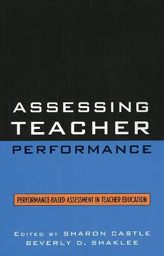 Assessing Teacher Performance cover
