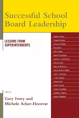 Successful School Board Leadership cover