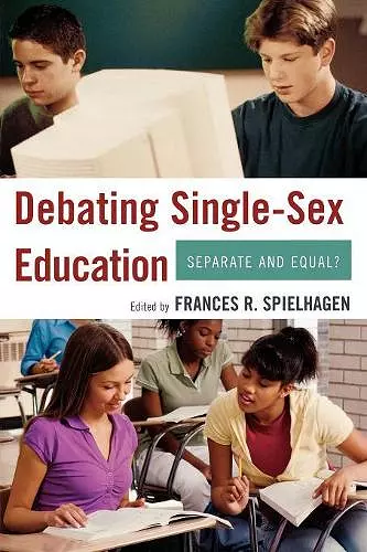 Debating Single-Sex Education cover