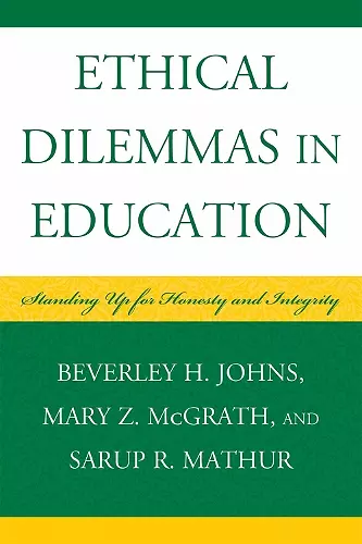 Ethical Dilemmas in Education cover