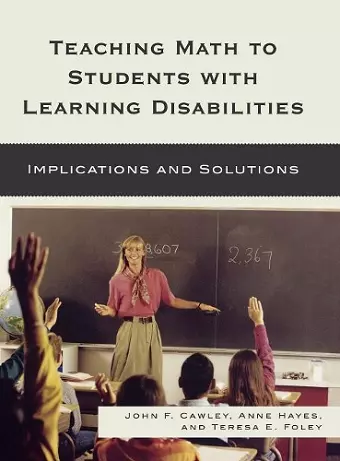 Teaching Math to Students with Learning Disabilities cover