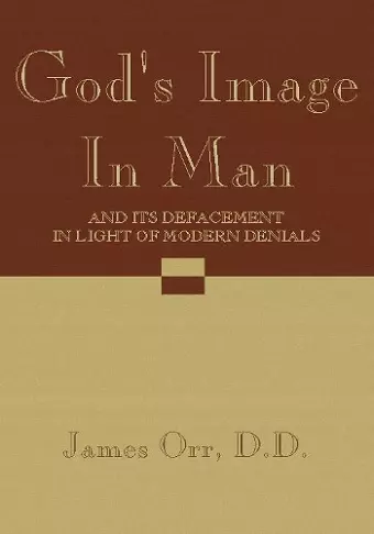 God's Image in Man cover