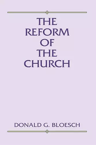 Reform of the Church cover