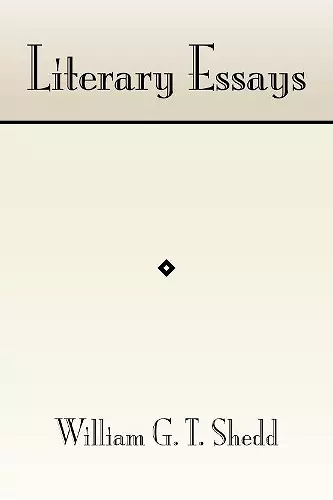 Literary Essays cover