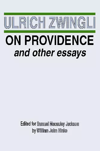 On Providence and Other Essays cover