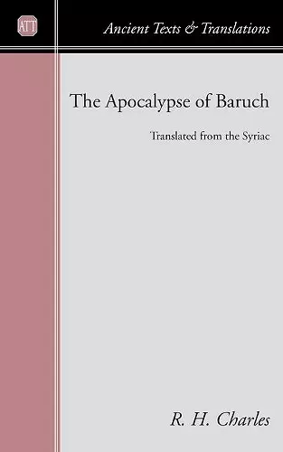 The Apocalypse of Baruch cover