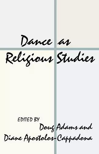 Dance as Religious Studies cover