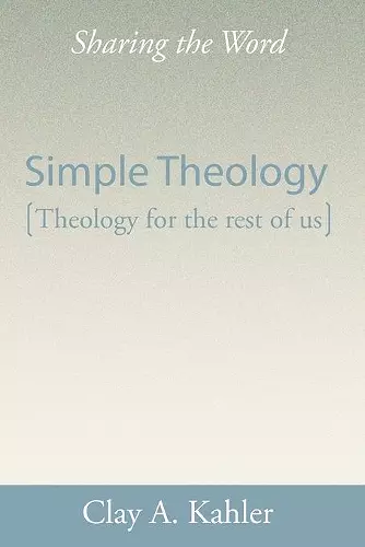 Simple Theology cover