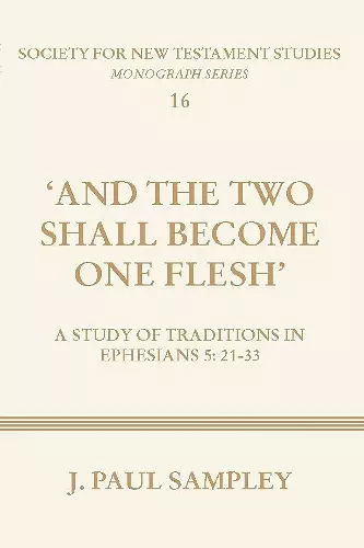 And the Two Shall Become One Flesh cover