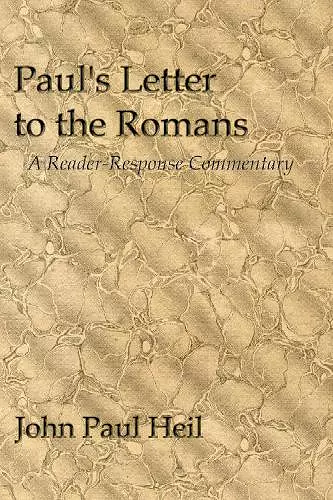 Paul's Letter to the Romans cover