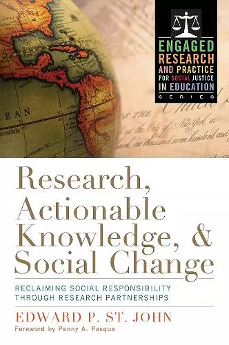 Research, Actionable Knowledge, and Social Change cover