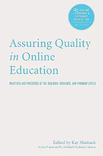 Assuring Quality in Online Education cover