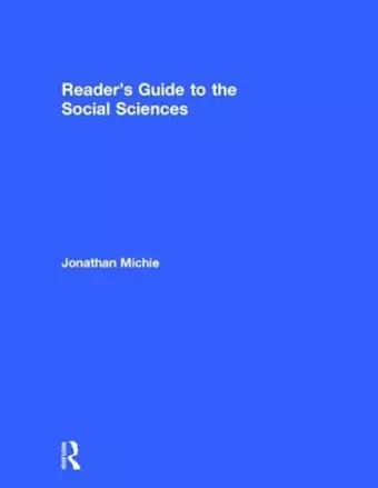 Reader's Guide to the Social Sciences cover