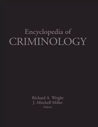 Encyclopedia of Criminology cover