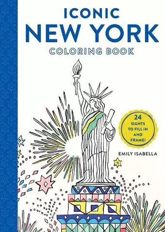 Iconic New York Coloring Book cover