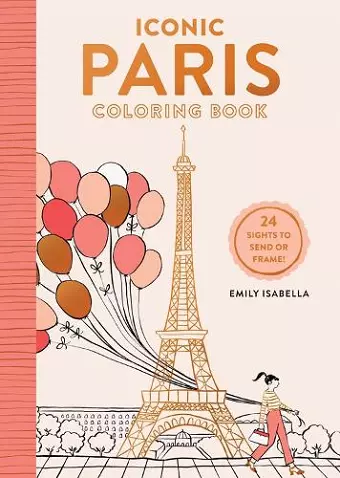 Iconic Paris Coloring Book cover