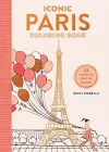 Iconic Paris Coloring Book cover