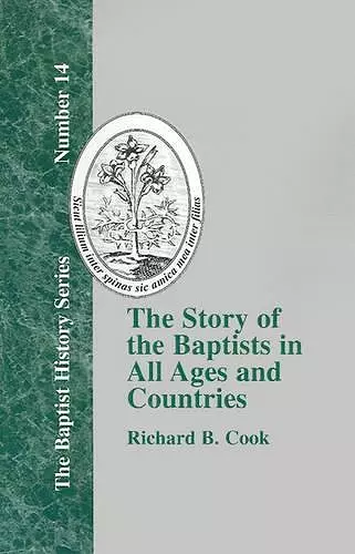 The Story of the Baptists cover