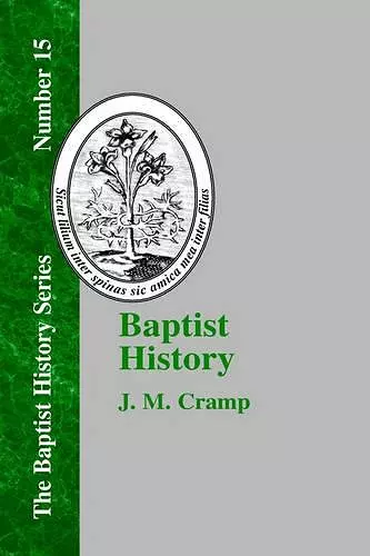 Baptist History cover