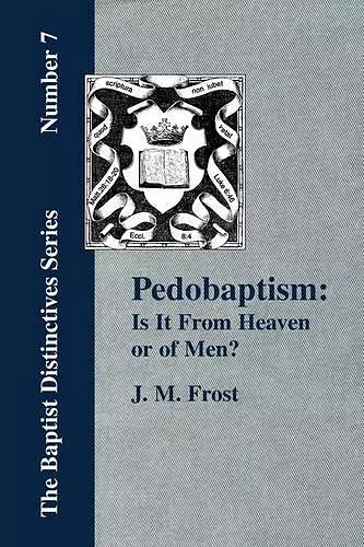 Pedobaptism cover