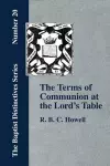 The Terms of Communion at the Lord's Table cover