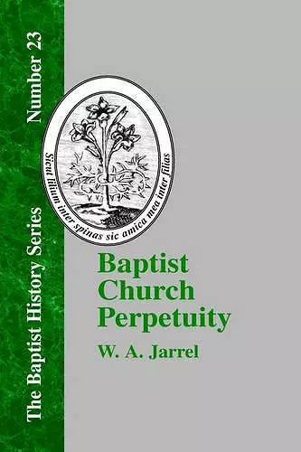 Baptist Church Perpetuity cover