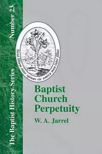 Baptist Church Perpetuity cover