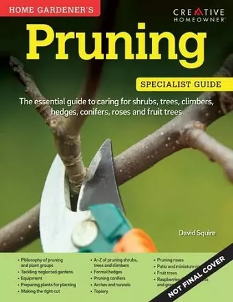 Home Gardener's Pruning cover