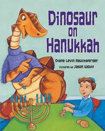 Dinosaur on Hanukkah cover