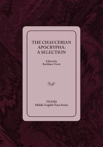 The Chaucerian Apocrypha cover