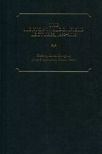 The Morton W. Bloomfield Lectures, 1989-2005 cover